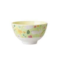 Green Easter Print Small Melamine Bowl Rice DK